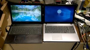 Lenovo G505S vs. Asus X550CC Windows 10 boot speed