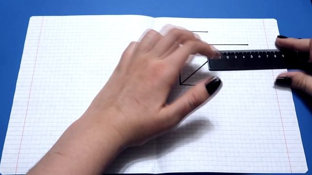 Как нарисовать 3D куб на бумаге в клеточку. Иллюзия. смотреть онлайн