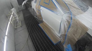 Покраска Toyota 070 белый перламутр
