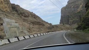 Дорога к Ирганайскому водохранилищу в Дагестане (со стороны села Гимры)