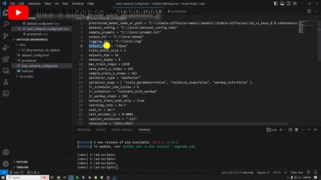Stable Diffusion SDXL LoRA Training Tutorial
