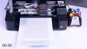 Epson XP-100: тест на скорость печати. Режим "ТЕКСТ".