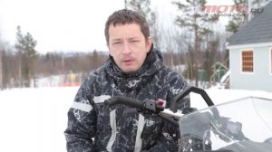 SKI-DOO and LYNX snowmobiles  test drive in Murmansk 2013 model year