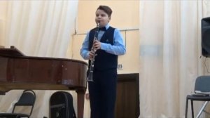 Н. Раков "Вокализ" Зимин Арсений г. Псков 12 лет ДМШ 5
