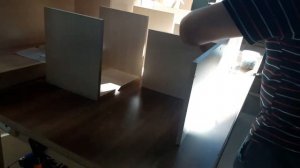 Сборка стеллажа с дверцами часть 3