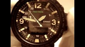 Casio ProTrek PRG-600-1ER Обзор и настройка часов