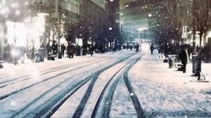 Снегопад. Леонид Сергеев
