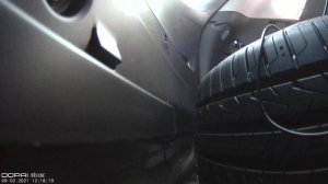 Hyundai Tucson 2020. Звук в салоне, в момент сжатия левого заднего амортизатора.