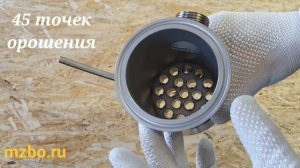 Узел отбора по пару и жидкости 3' с орошением насадки