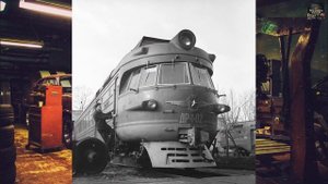 Первый в Советском Союзе серийный Дизель поезд Рижский - ДР1