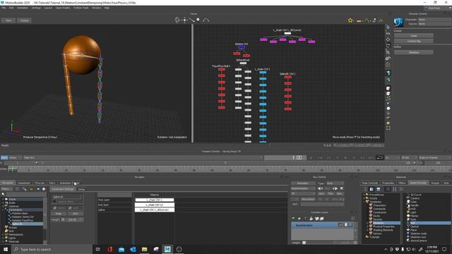 Motionbuilder Tutorial - 19: Relation Constraint Faux Physics