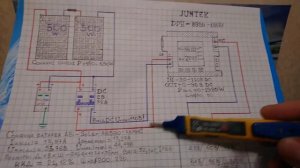 Схема сонячної міні-електростанції СЕС постійного струму DC 110V ⚡+модуль DC JUNTEK DPH-8920-485RF.