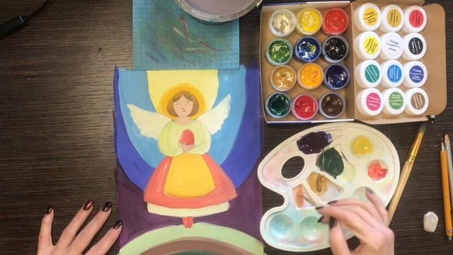 Рисуем Пасхального Ангела со Светланой Грамм смотреть онлайн