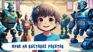 Юрик на выставке роботов. Владивосток.