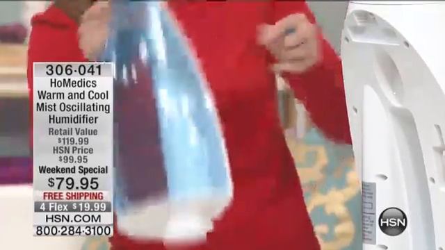 HoMedics Warm and Cool Mist Oscillating Humidifier смотреть онлайн