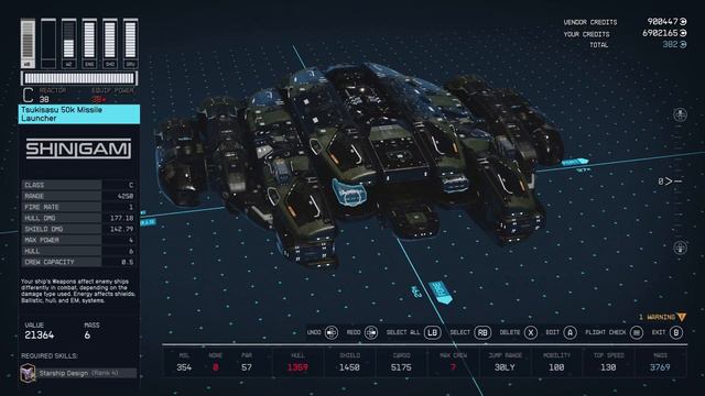 Starfield | The Carrion-Hunter | Custom Vanilla Ship #starfield #starfieldships #gaming смотреть онлайн