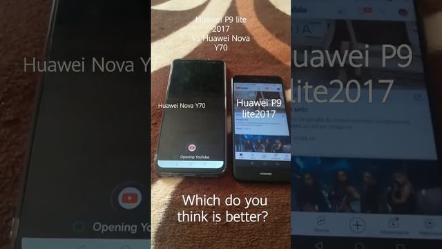 Huawei Nova Y70 vs Huawei P9 lite 2017