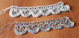 Ажурная кайма крючком