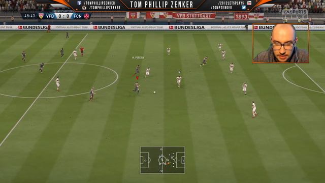 ⚽ FIFA 19 Bundesliga VfB Stuttgart : 1. FC Nürnberg 🏆 Gameplay Deutsch Livestream смотреть онлайн