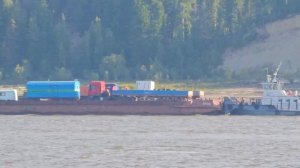 Теплоход БМ-12. Река Обь