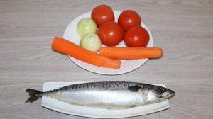 Скумбрия с овощами на зиму