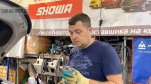 Замена масла в двигателе. Как поменять масло на Субару