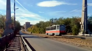 Магнитогорск, центральный переход, мост через реку Урал (15.09.2018)