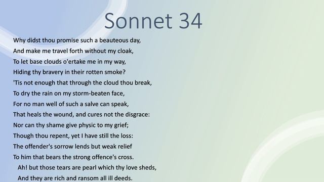Sonnet 34 смотреть онлайн