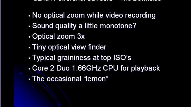 Canon PowerShot SD780IS Review смотреть онлайн