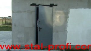 Ворота металлические в гараж.№2