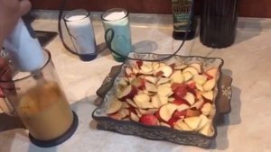 Шарлотка с яблоками