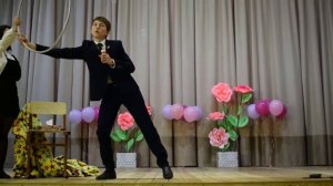 Смешной номер с фокусами