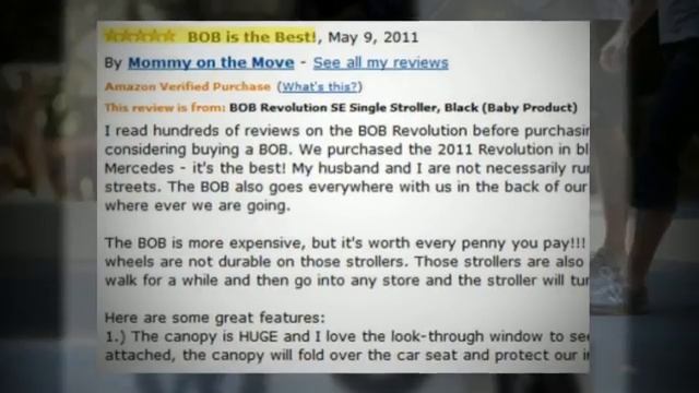 BOB Revolution SE jogging stroller смотреть онлайн