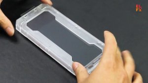 Стекло защитное ELFY для iPhone 15 серии с аппликатором Anti-Dust