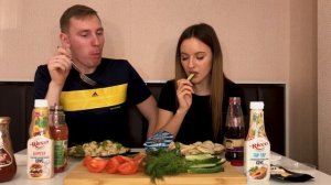 1 КГ ПЕЛЬМЕНЕЙ / 1 КГ ВАРЕНИКОВ за раз??? dumplings Мукбанг / Челлендж