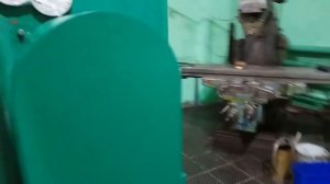 Фланцепроточный станок ФП-450. Работа станка