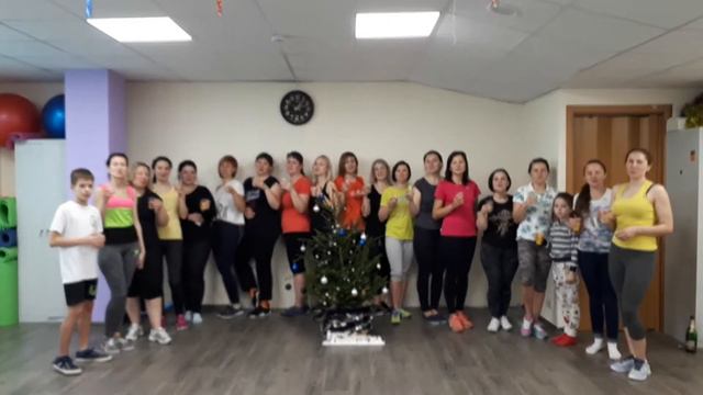 Поздравление с Новым 2018 Годом! FITNESS MIX JSA!!! смотреть онлайн