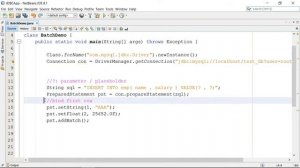6 - JDBC Batch Update - Java Training By eZeon