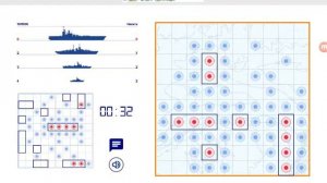 Морской бой играю с Никитой  выиграл