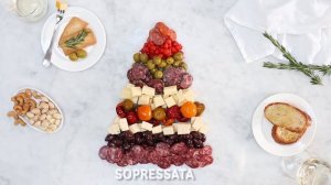 Holiday Olive & Antipasti Christmas Tree