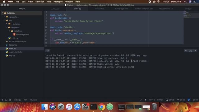 probar flask con gunicorn смотреть онлайн