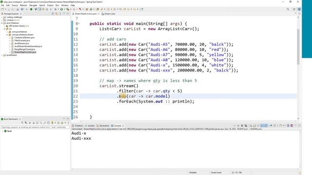 java 8 stream api  | map function | map examples | distinct | filter | java 8 features | okay java
