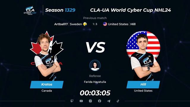 26.01.2024 ► CLA-UA World Cyber Cup смотреть онлайн