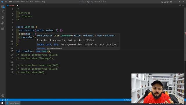 Learn Typescript In Arabic 2022 - #36 - Generics Classes
