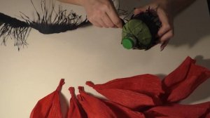 Большой Мак из Гофробумаги.3 цветка из 1 рулона бумаги.