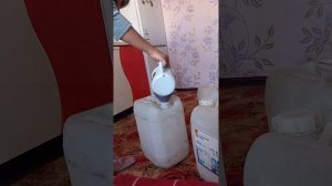 Как очистить канистры от воды