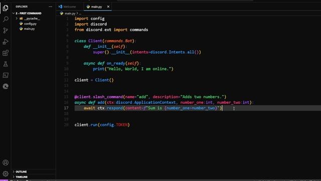 Discord Bot Tutorials 2 - Slash Commands