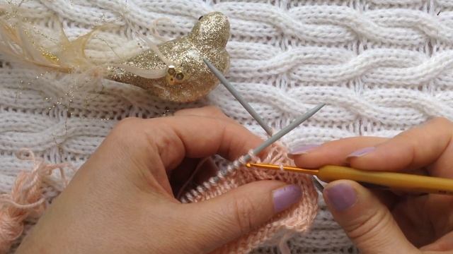 Как поднять петлю в вязании Вязание спицами смотреть онлайн