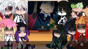 ✅ Hashiras React To Each Other Tomioka Giyuu past 2 \\ Spoilers || Demon Slayer ⚡ KNY Gacha Life ?