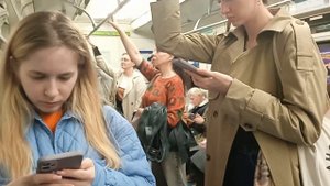 Поездка на поезде "81-717/714 Номерной" от станции "Горьковская" до станции "Черная речка"